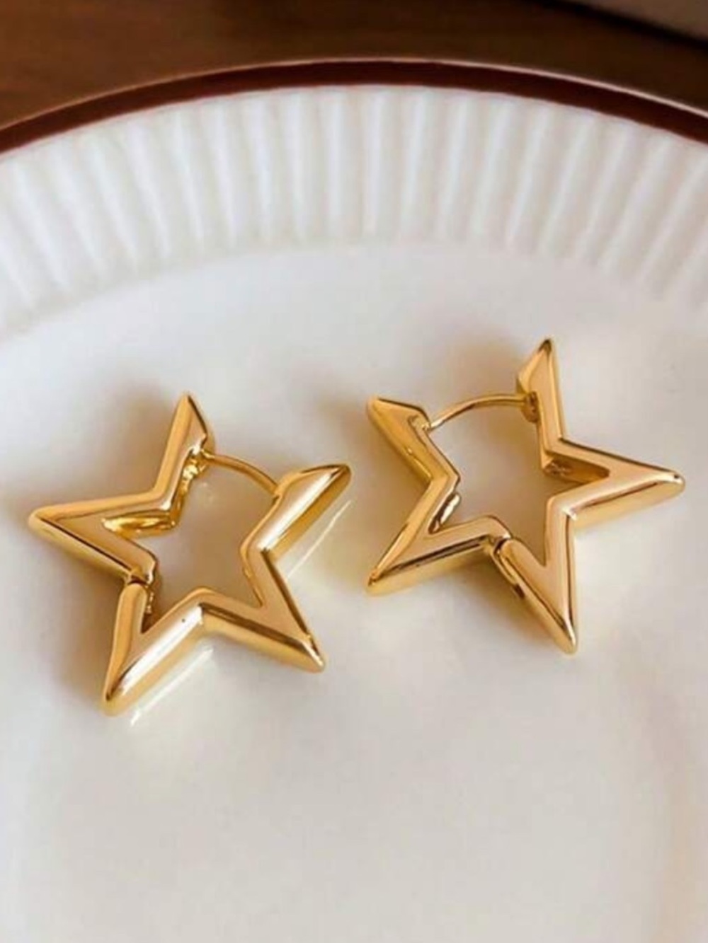 NEW! 18K Gold Plated
Celestial Star Petite Huggie
Hoop Earrings
